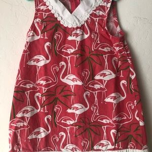 Girls Flamingo shift dress
